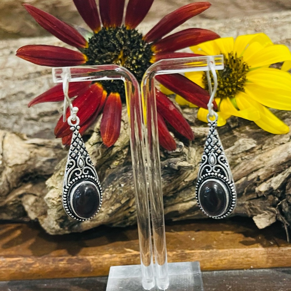 Amethyst 925 Sterling Silver Earrings